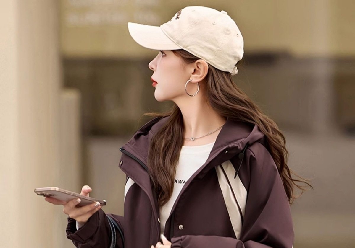 Áo Khoác Phao Nữ Dáng Dài Có Mũ Trùm Đầu Lót Lông Vũ Trắng Dáng Rộng Màu Vàng, Nâu, Trắng, Đen... chi tiết 1