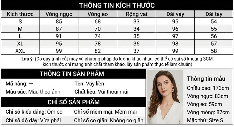 Váy liền thân Nữ Lưới Thêu Hoa Viền Ren Cổ Bèo Tay Lỡ Đính Đá Màu Tím chi tiết 11