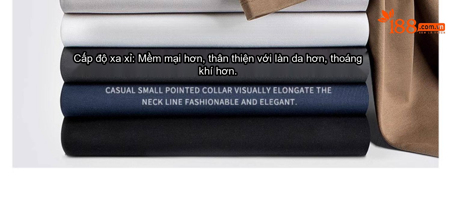 Áo Thun Dài Tay Nam Cotton Lụa Mềm Mại Form Rộng Màu Xanh Navy, Xám, Đen, Nâu chi tiết 12