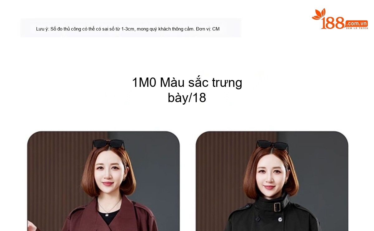 Áo Khoác Gió Nữ Dáng Ngắn Tay Lỡ Form Rộng Phong Cách Thời Trang Màu Đen, Be, Đỏ Rượu Vang chi tiết 18