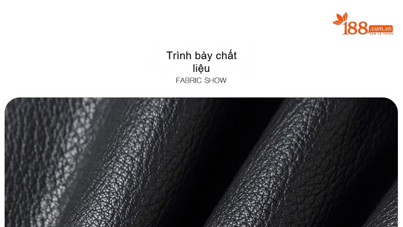 Áo Khoác Da Thật Nam Lót Lông Chồn Cổ Lông Kiểu Ngắn Da Dê Màu Đen chi tiết 2