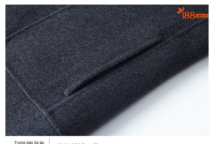 Quần Jean Nam Dáng Suông Dài Vải Denim Lót Lông Dày Dặn Màu Xanh Navy chi tiết 20