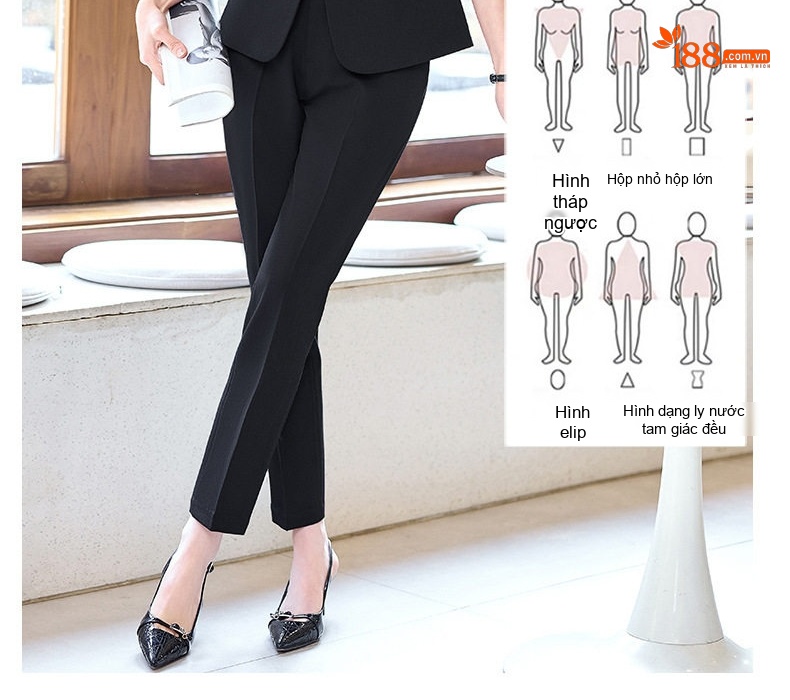 Bộ Vest Công Sở Nữ Tay Ngắn Quần/Chân Váy Màu Xám, Đen chi tiết 16