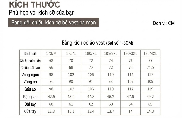 Bộ Vest Nam 3 Món Cộc Tay Dáng Ôm Phong Cách Hàn Quốc Màu Đen, Trắng, Đỏ Rượu Vang, Xanh Navy... chi tiết 3