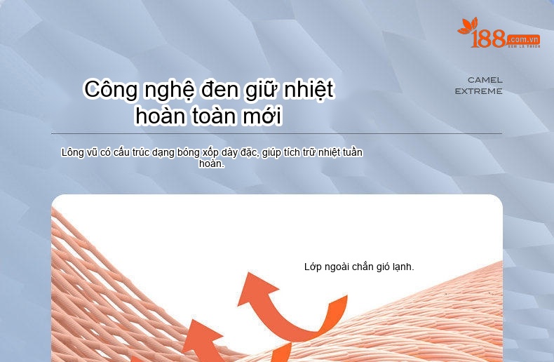 Áo Khoác Phao Nam Dày Dặn 3 Trong 1 Có Mũ Trùm Đầu Chống Gió Giữ Ấm Màu Đen chi tiết 5