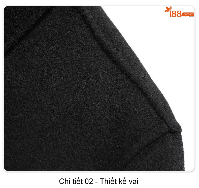 Áo Khoác Nam Dạ Lông Cừu Hai Mặt Dáng Dài Trung Niên Có Lớp Lót Lông Vũ Tháo Rời Màu Đen chi tiết 25