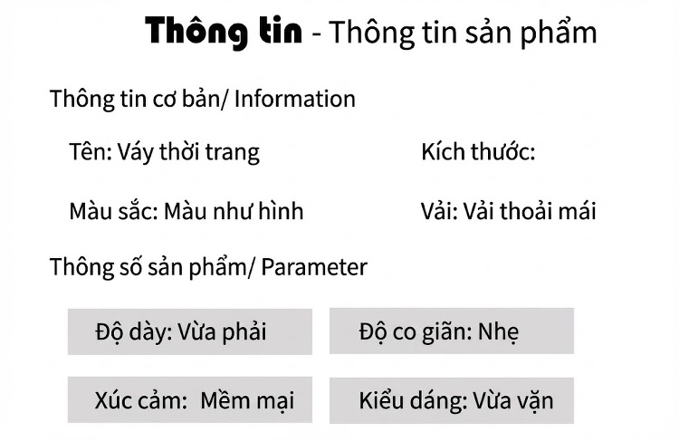 Váy Đầm Nữ Dáng Dài Họa Tiết Chấm Bi Eo Thun Xẻ Tà Phong Cách Pháp Màu Đen chi tiết 5