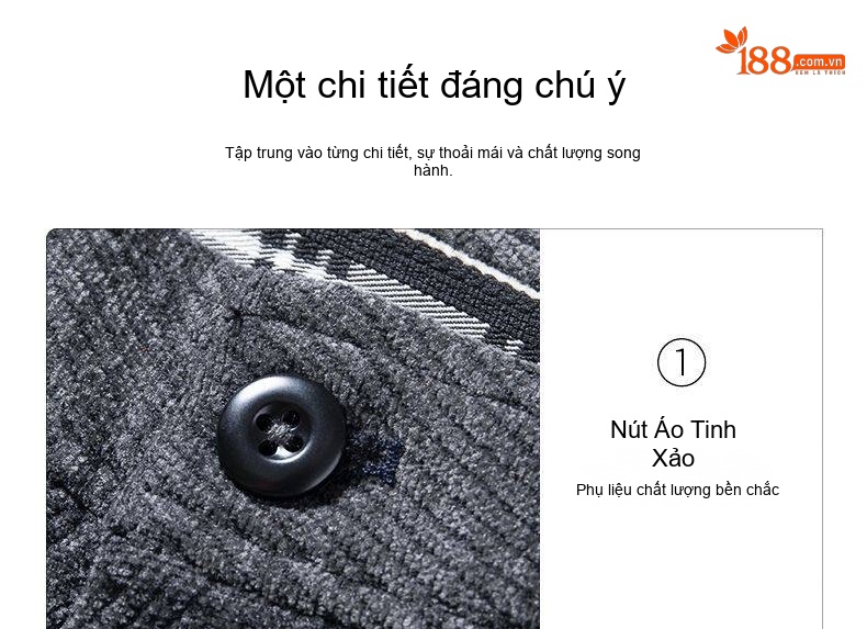 Quần Dài Nam Cotton Lông Cừu Co Giãn Dáng Ôm Vừa Màu Xám, Nâu, Đen chi tiết 6