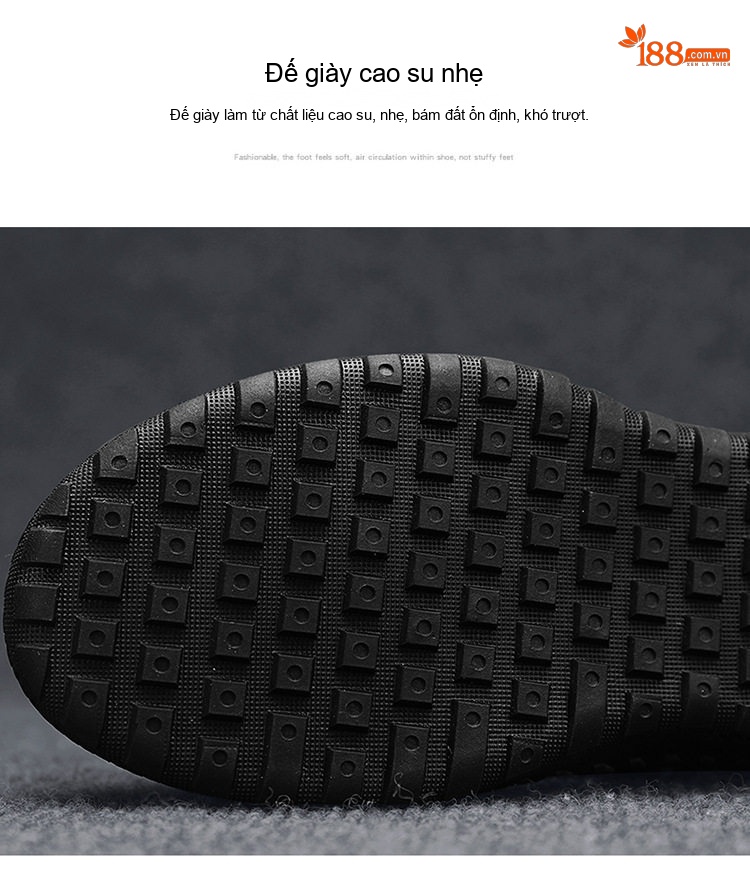 Sandal rọ nam lưới thoáng khí đế cao 3 cm chi tiết 7
