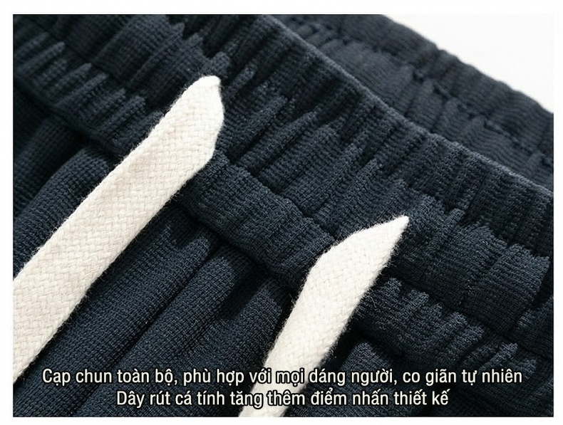 Quần Dài Ống Suông Nam Phong Cách Mỹ Thoải Mái Màu Xám, Trắng, Đen, Xanh Navy... chi tiết 5