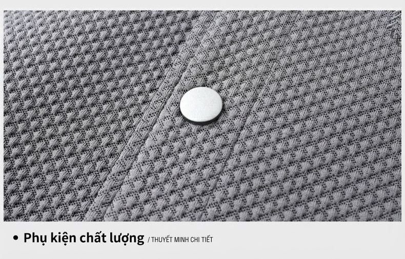 Áo Khoác Công Sở Nam Dệt Kim Co Giãn Màu Đen, Xám Đậm, Xám, Nâu chi tiết 42