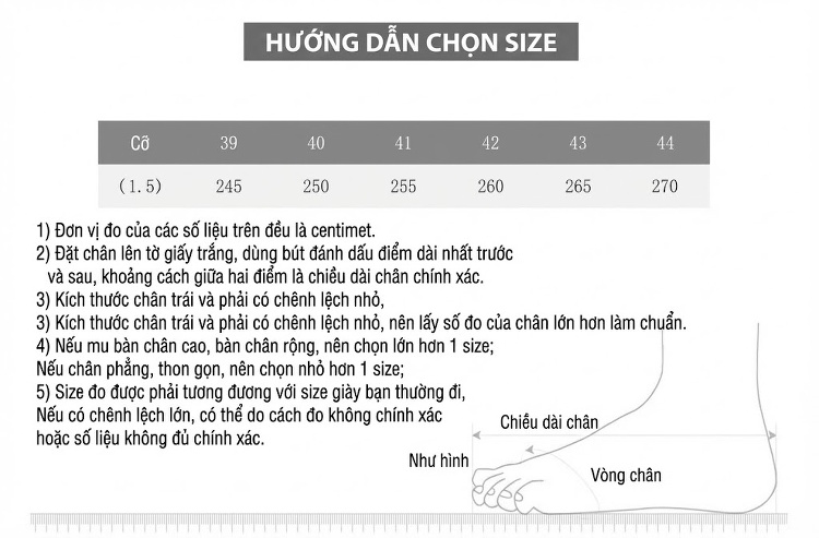 Giày Thể Thao Nam Vải Lưới Dệt Chiều Cao Đế Khoảng 4cm Màu Đen, Trắng chi tiết 28