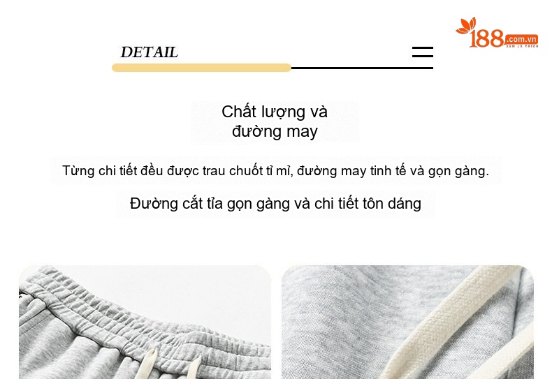 Quần Ống Rộng Nam Dáng Thể Thao Phong Cách Hip Hop, Nối Dây Đai, Ống Suông Thoải Mái chi tiết 7
