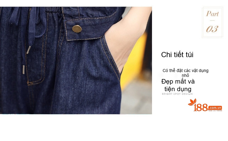 Bộ Quần Áo Nữ Thu Đông Áo Khoác Jean Quần Dài Dáng Rộng Thời Trang chi tiết 6