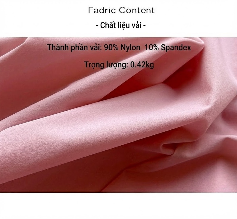 Chân Váy Nữ Xòe dáng chữ A xếp ly Màu Hồng, Trắng chi tiết 3