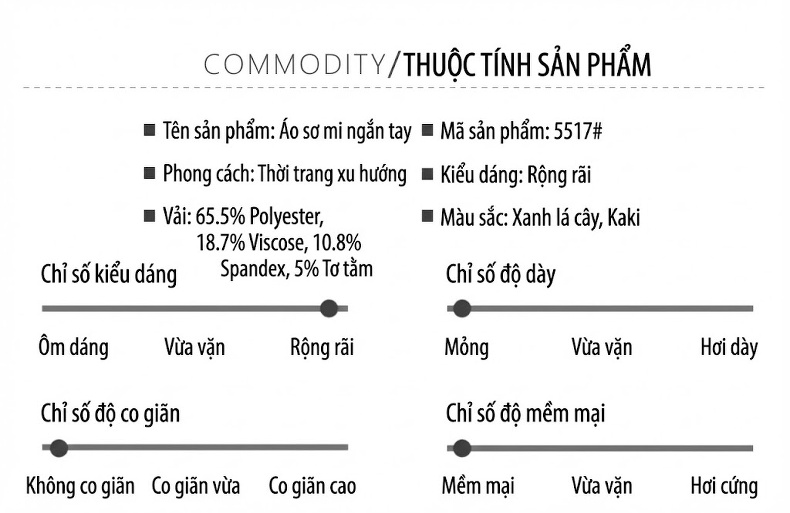 Áo Sơ Mi Nam Tay Ngắn Họa Tiết Lụa Băng Mát Mẻ Màu Xám, Trắng chi tiết 4