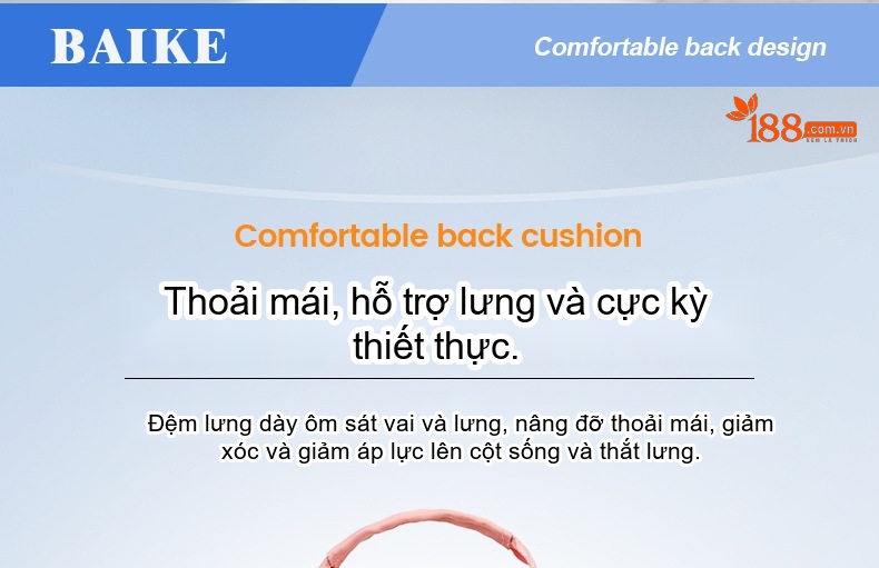 Balo Học Sinh Tiểu Học Chống Gù Lưng Siêu Nhẹ Màu Hồng, Trắng, Đen chi tiết 13