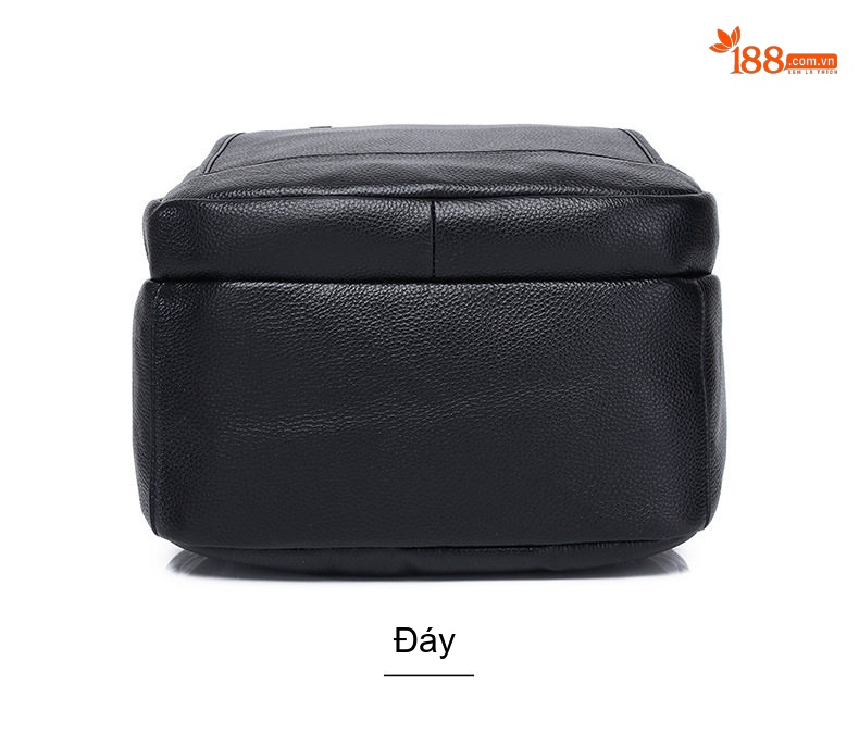 Balo Laptop Nam Da Bò Dung Lượng Lớn Đựng Đồ Du Lịch Ngắn Ngày Màu Đen chi tiết 21