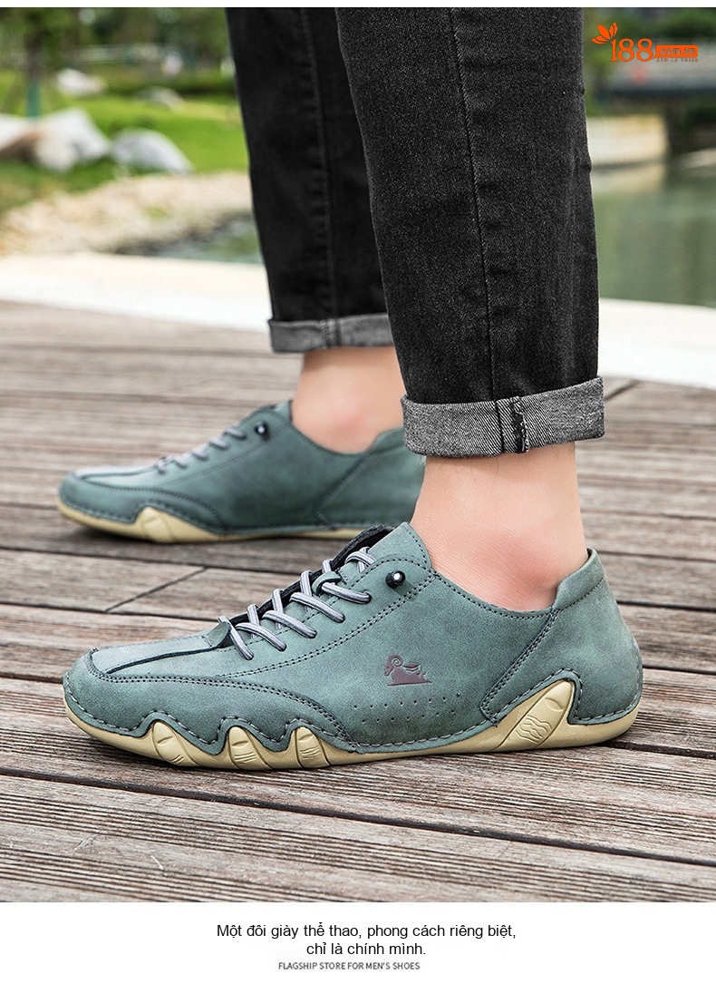Giày Martens Nam Nữ Da Mờ Buộc Dây Chiều Cao Đế Khoảng 3cm Màu Trắng, Nâu, Xám, Xanh... chi tiết 15