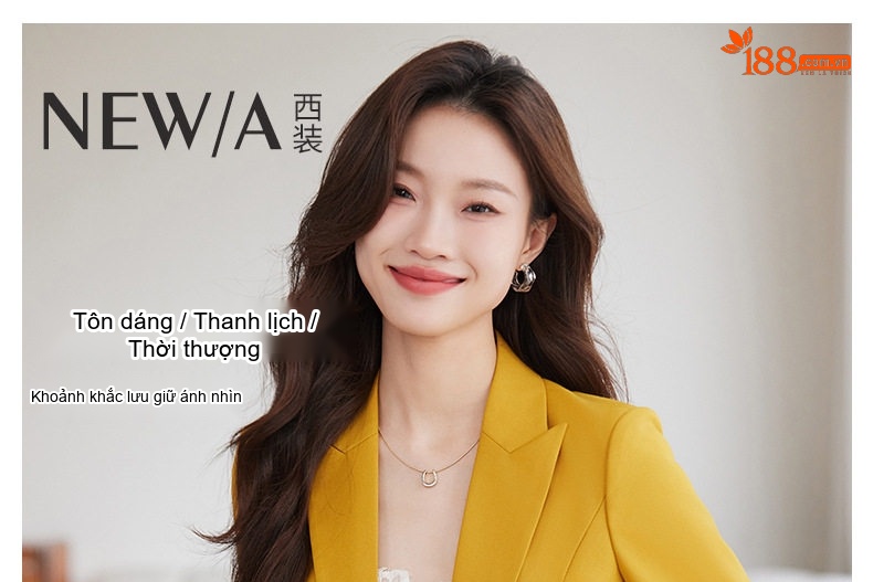 Áo Vest Công Sở Tay Lỡ Phong Cách Hàn Quốc Màu Hồng, Vàng, Trắng chi tiết 2