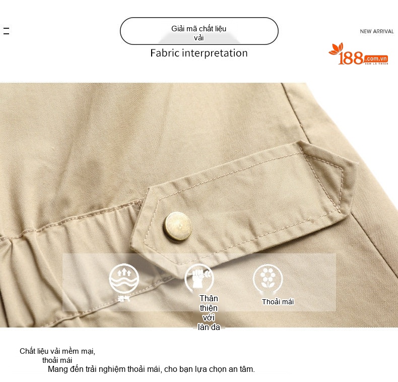 Áo Khoác Gió Nữ Dáng Dài Vừa Phong Cách Casual Thu Đông Màu Kaki, Xanh Olive chi tiết 5