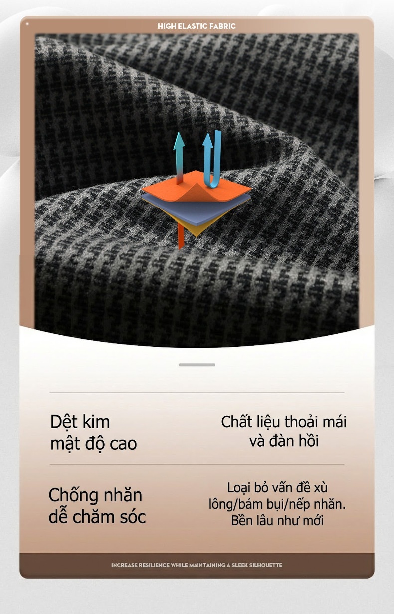 Áo Blazer Nam Thu Đông Dáng Ôm Co Giãn Chống Nhăn Màu Xám chi tiết 4