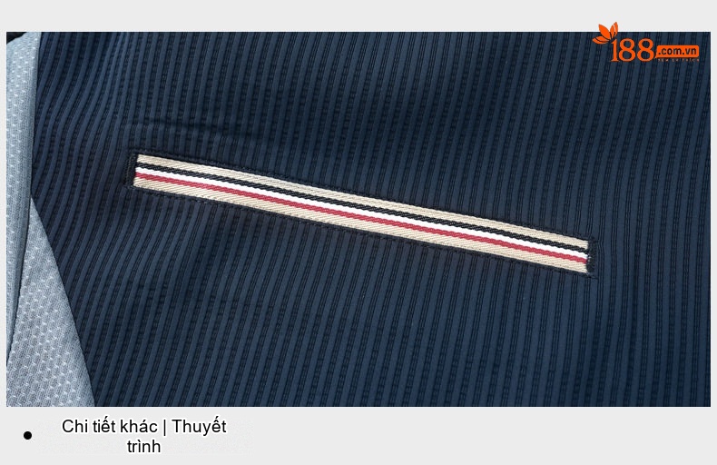 Áo Blazer Nam Vải Dệt Mỏng Dáng Ôm Phong Cách Hàn Quốc Màu Đen, Xám, Xanh Navy chi tiết 33