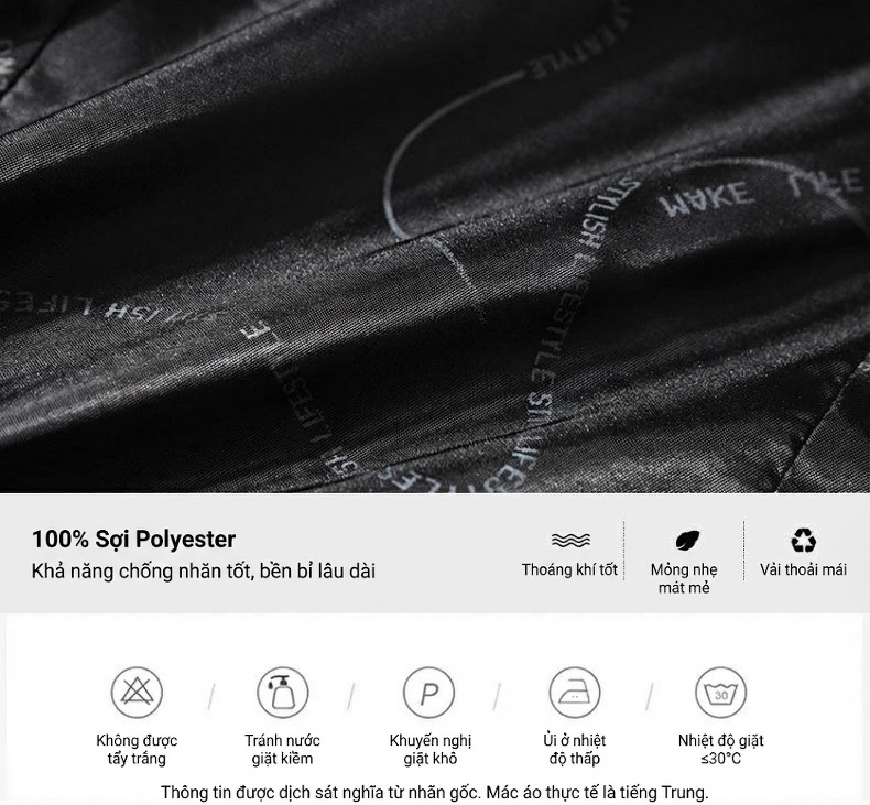 Áo Blazer Nam Wool (Lông Cừu) Dáng Ôm Vừa Chống Nhăn Phong Cách Doanh Nhân Màu Đen chi tiết 6