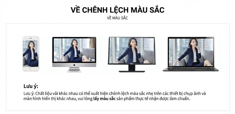 Áo Blazer Nữ Phong Cách Tiểu Thư Dáng Ngắn Màu Trắng, Đen, Xanh... chi tiết 24