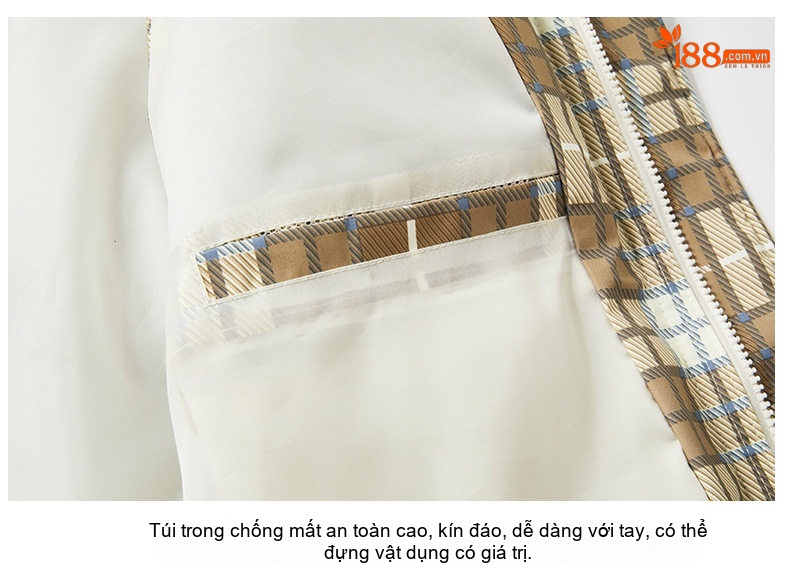 Áo Gile Bông Nam Nữ Kẻ Caro Kiểu Dáng Rộng Rãi Màu Đen, Trắng, Hồng, Xanh chi tiết 19