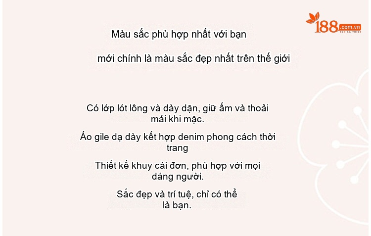 Áo Gile Nữ Denim Lót Lông Mao Dày Dặn Phong Cách Thu Đông Màu Xanh, Xám chi tiết 2