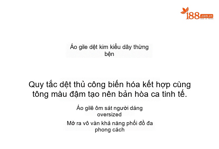 Áo Gilet Nữ Dệt Kim Móc Bím Họa Tiết Phong Cách Hàn Quốc Màu Be chi tiết 3