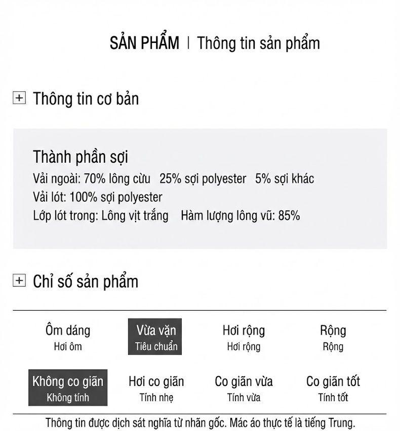 Áo Khoác Blazer Nam Lông Vũ Lót Lông Cừu Dày Dặn Phong Cách Doanh Nhân Màu Xám chi tiết 13