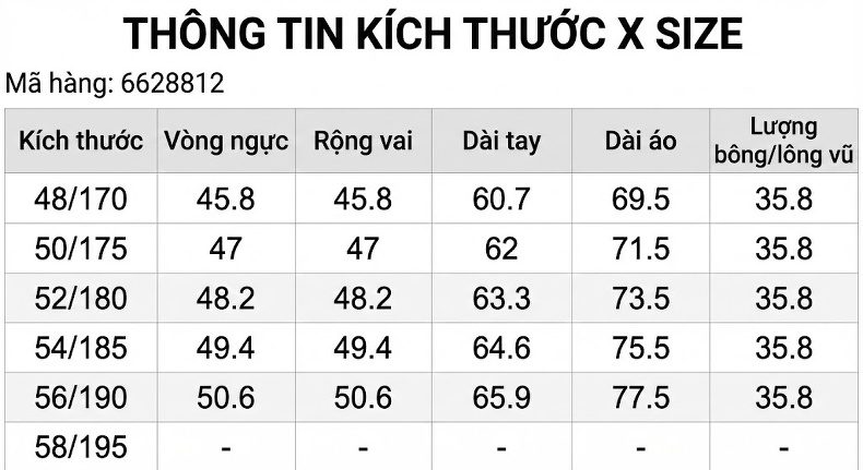 Áo Khoác Blazer Nam Lót Lông Vũ 90% Lông Vịt Trắng Dáng Vest Ấm Áp Màu Đen, Xám chi tiết 1