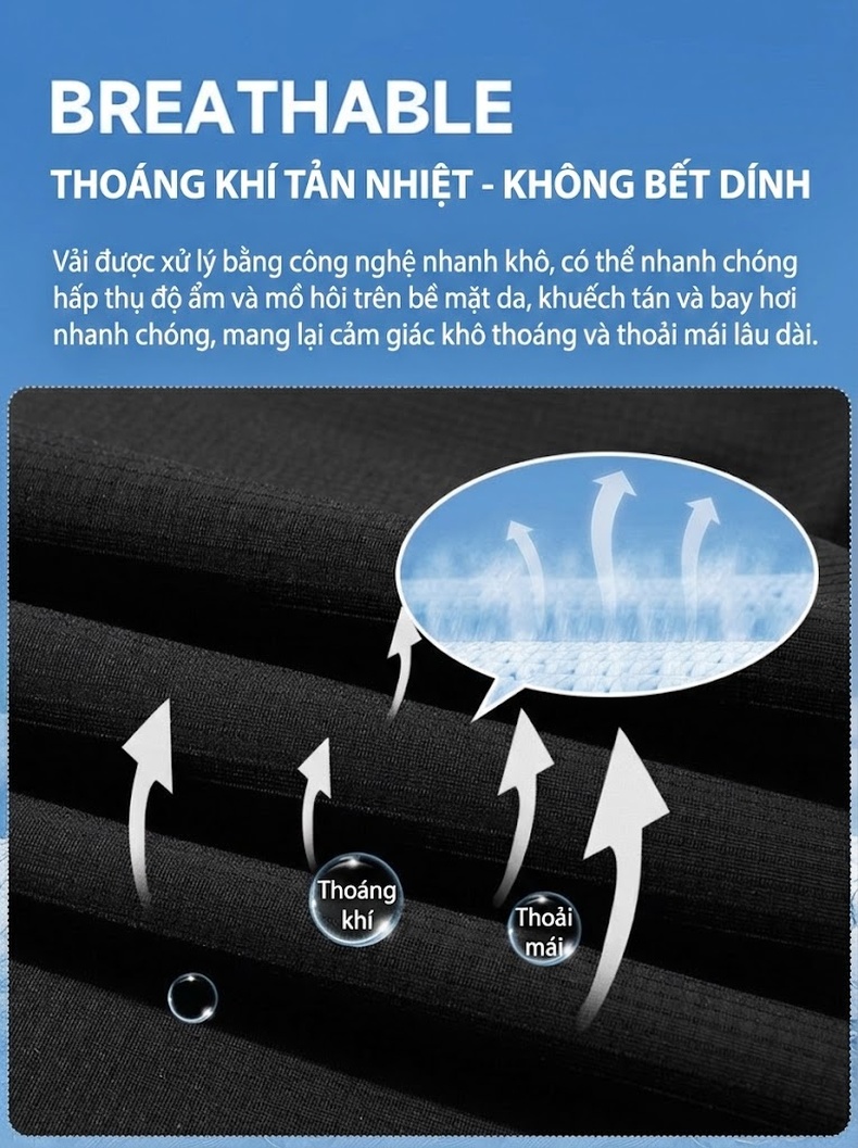 Áo Khoác Blazer Nam Mỏng Nhẹ Thoáng Mát Chống Nắng Màu Đen, Xám chi tiết 6