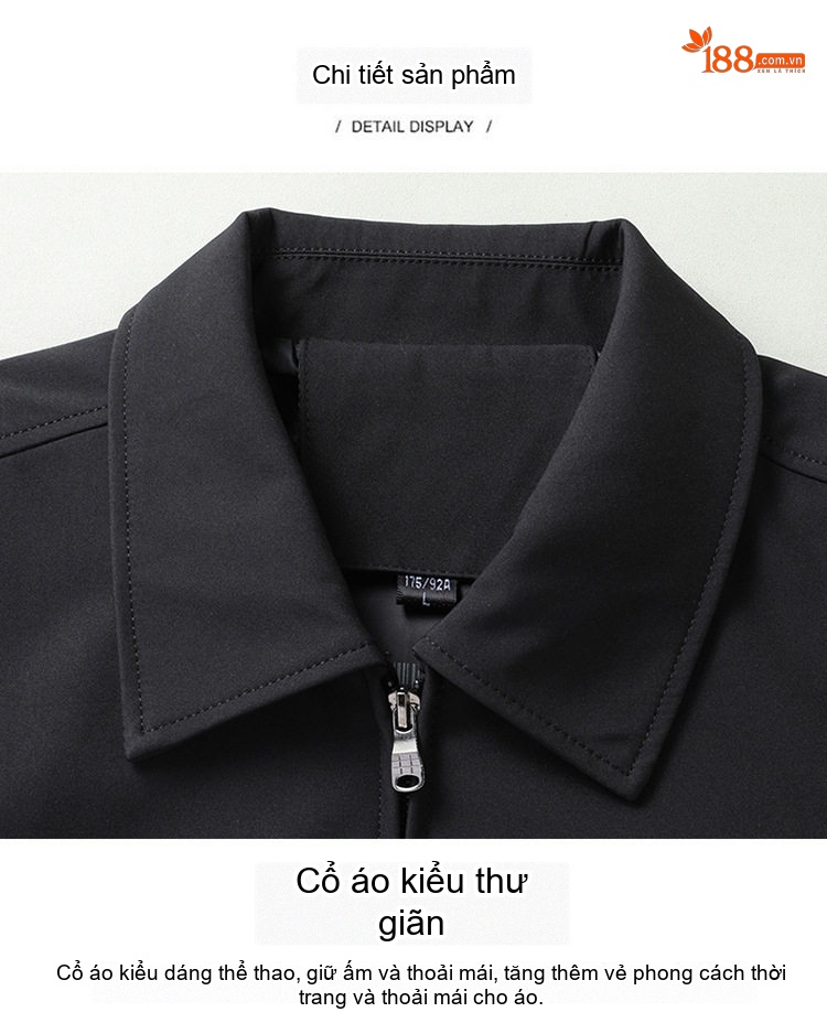 Áo Khoác Blazer Nam Mỏng Phong Cách Công Sở Màu Đen, Xanh Navy, Đỏ chi tiết 17