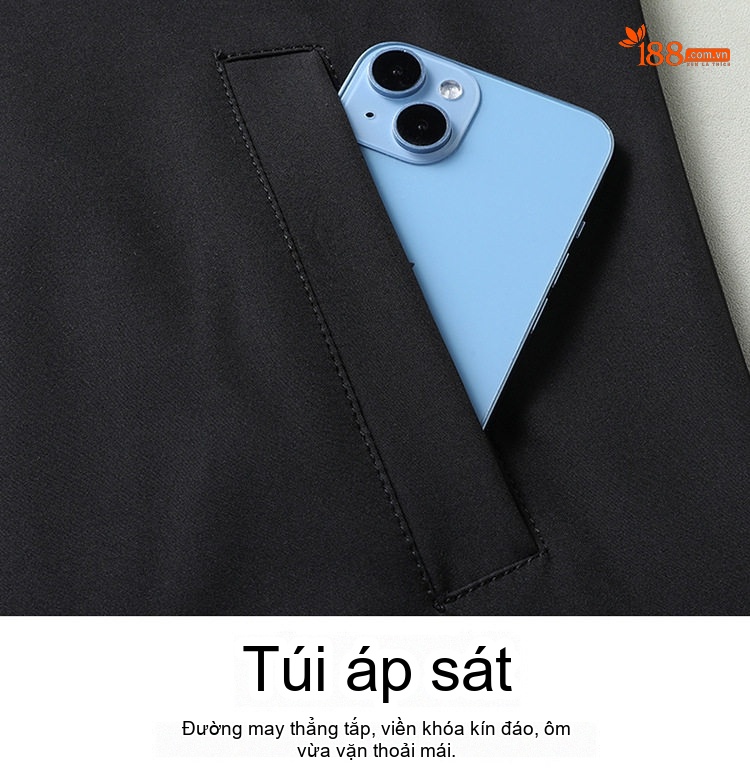 Áo Khoác Blazer Nam Mỏng Phong Cách Công Sở Màu Đen, Xanh Navy, Đỏ chi tiết 19