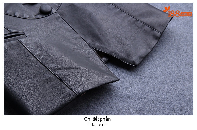 Áo Khoác Blazer Nữ Da Bóng Dáng Ngắn Phong Cách Hàn Quốc Màu Nâu, Đen chi tiết 25