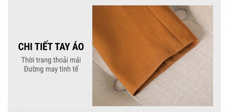 Áo Blazer Nữ Dáng Dài Thắt Eo Phong Cách Hàn Quốc chi tiết 28