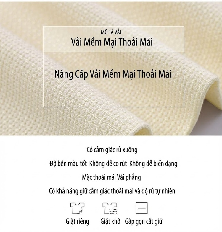 Áo Khoác Blazer Nữ Tay Lỡ Dáng Ngắn Không Cổ Phong Cách Tiểu Thư Màu Kem, Hồng, Xanh Dương chi tiết 4
