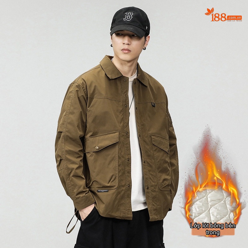 Màu cà phê 61096 [thêm bông để giữ ấm]