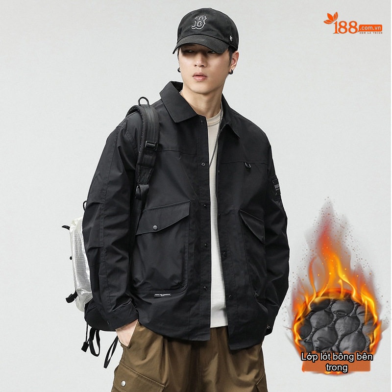 61096 Đen [thêm bông để giữ ấm]