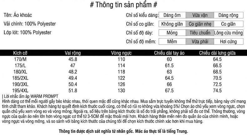 Áo khoác bomber nam cổ bóng chày chất liệu nỉ chi tiết 5