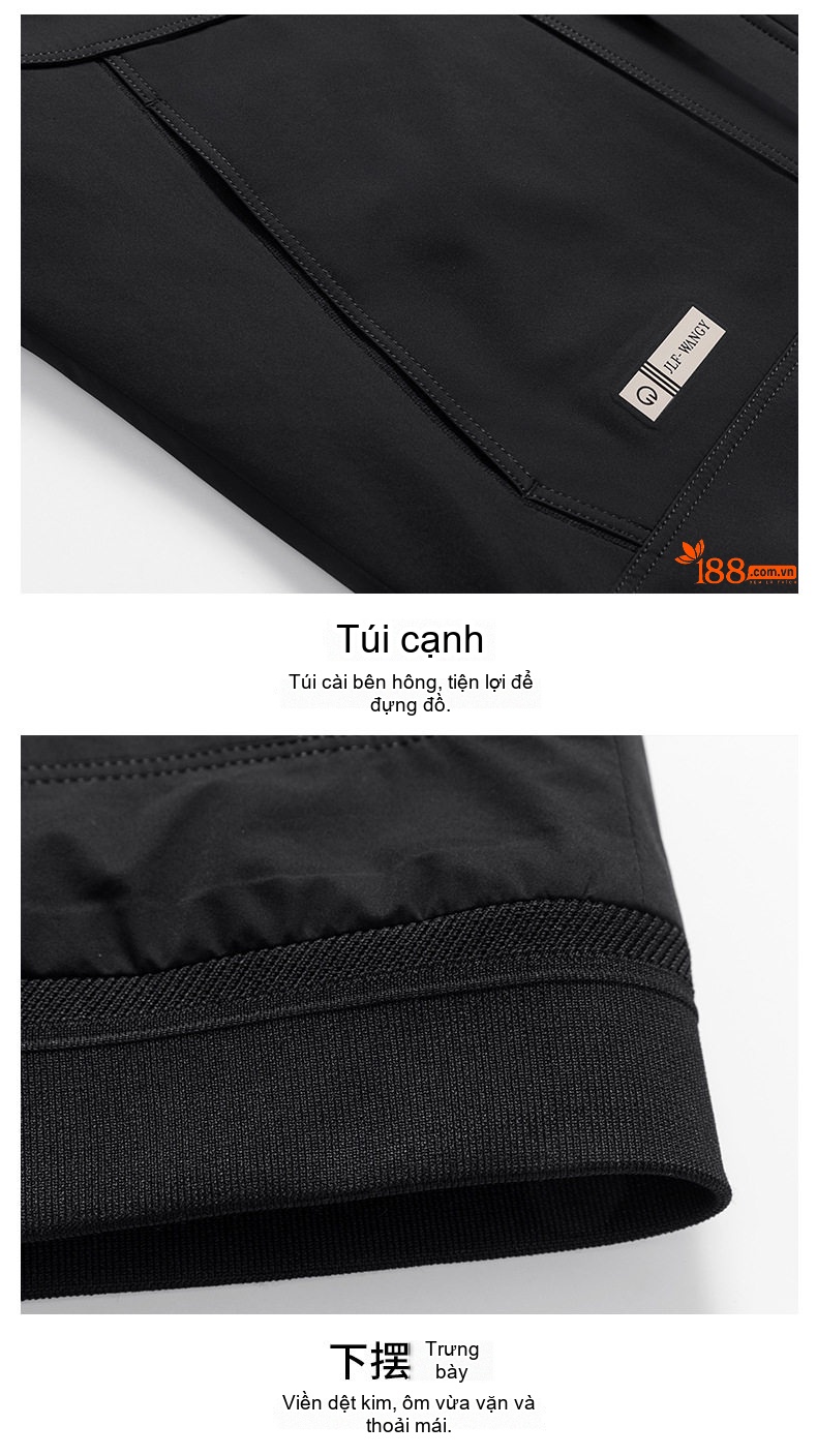 Áo khoác bomber nam cổ bóng chày chất liệu nỉ chi tiết 17