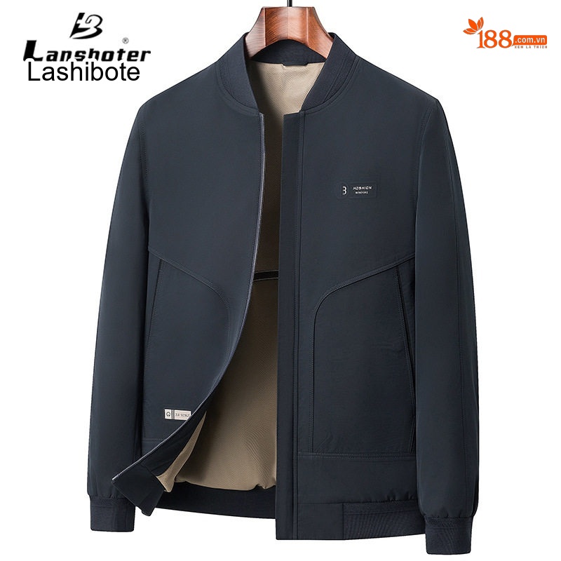 Áo khoác bomber nam cổ bóng chày chất liệu nỉ