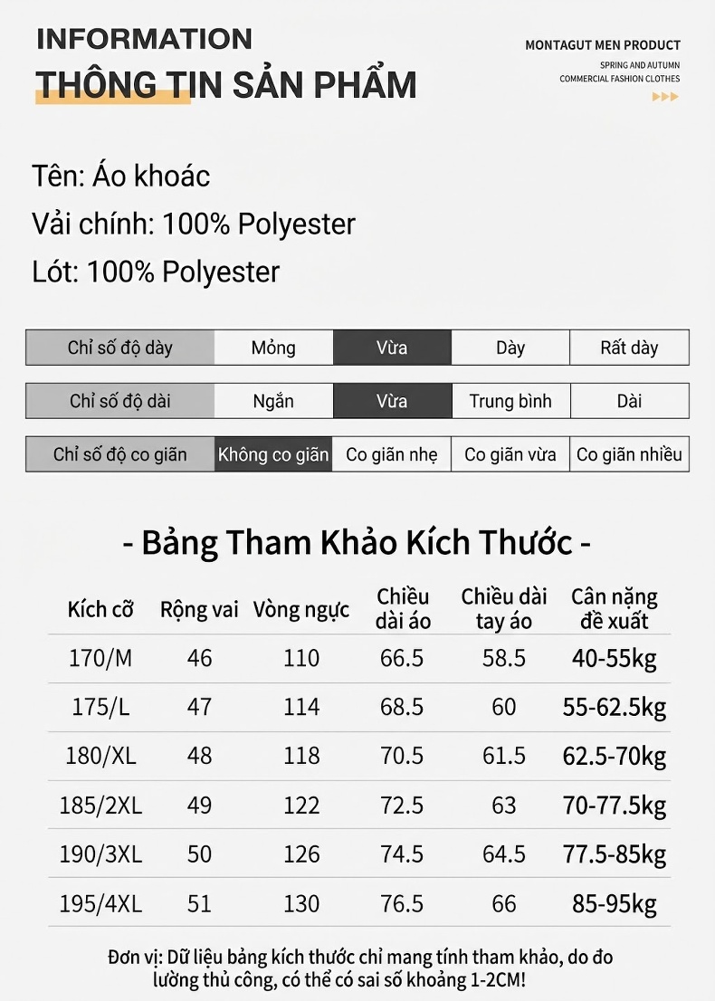 Áo Khoác Bomber Nam Cổ Trụ Dáng Ôm Vừa Vặn Phong Cách Doanh Nhân Màu Xám, Xanh Navy, Đen chi tiết 8