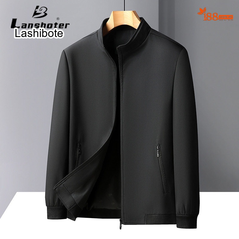 Áo Khoác Bomber Nam Cổ Trụ Mỏng Nhẹ Màu Xám, Xanh Navy, Đen