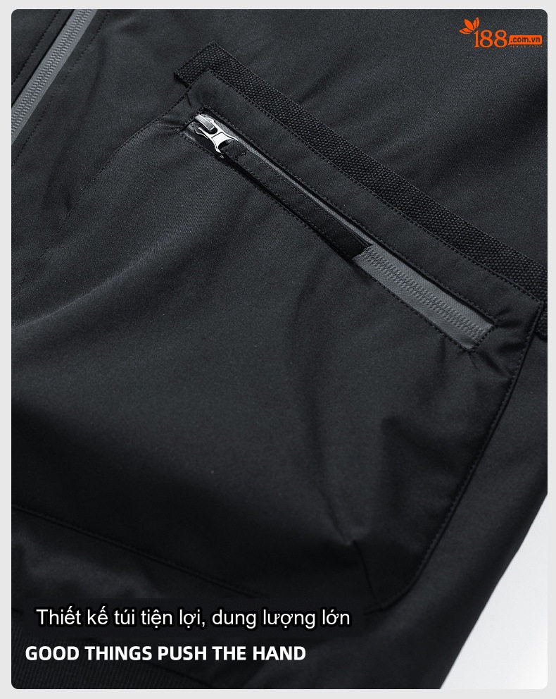 Áo Khoác Bomber Nam Lót Lông Cừu Non Dày Dặn Phong Cách Mỹ Màu Be, Xanh, Đen chi tiết 6