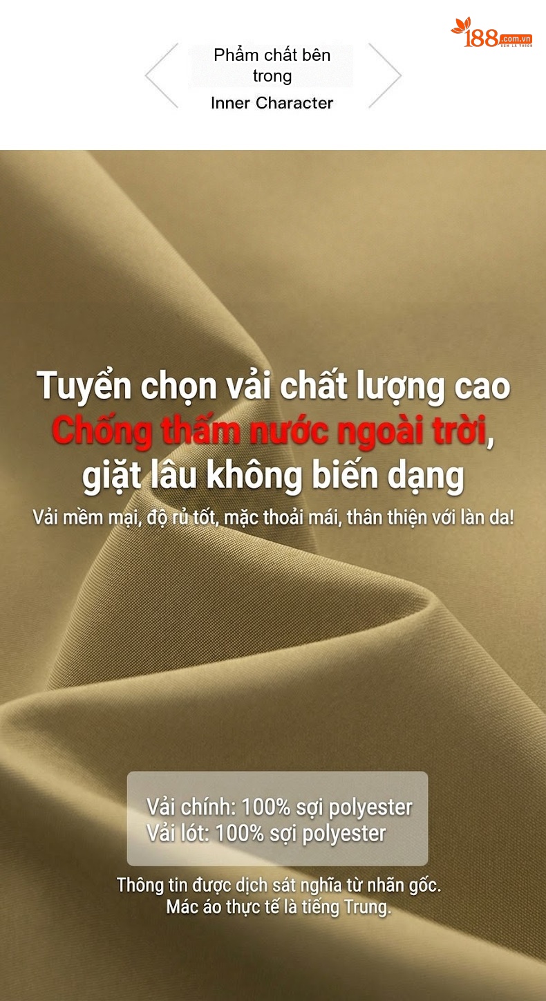Áo Khoác Bomber Nam Lót Lông Cừu Non Dày Dặn Phong Cách Mỹ Màu Be, Xanh, Đen chi tiết 3