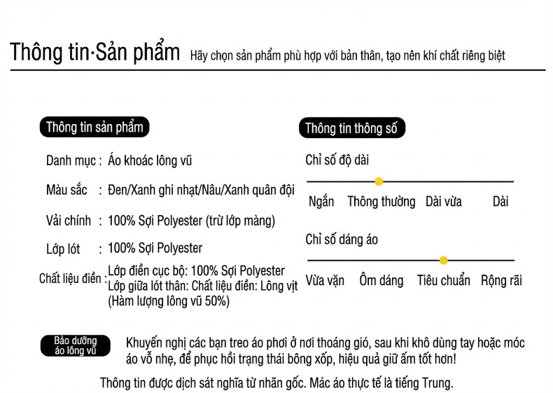 Áo Khoác Bomber Nam Lót Lông Vũ Ấm Áp Chống Gió Màu Xám, Xanh Rêu, Đen, Nâu chi tiết 8